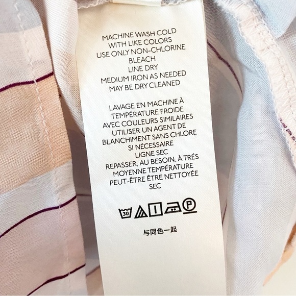 FREE PEOPLE MacKenzie Pastel Striped Wrap Blouse NWT - Picture 12 of 13